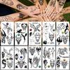 10sheets Cool Flying Dragon Tattoo Stickers For Hand Arm Body Temporary Decorative Waterproof Tattoo Stickers Creative Gifts