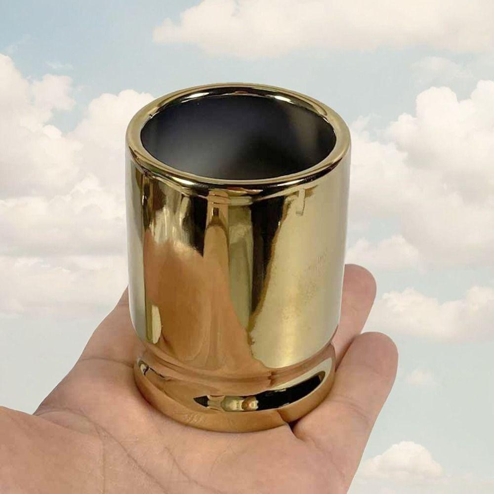 Gold Shot Glass 3 Oz Wine Cup Barware Liquid Cup  Man