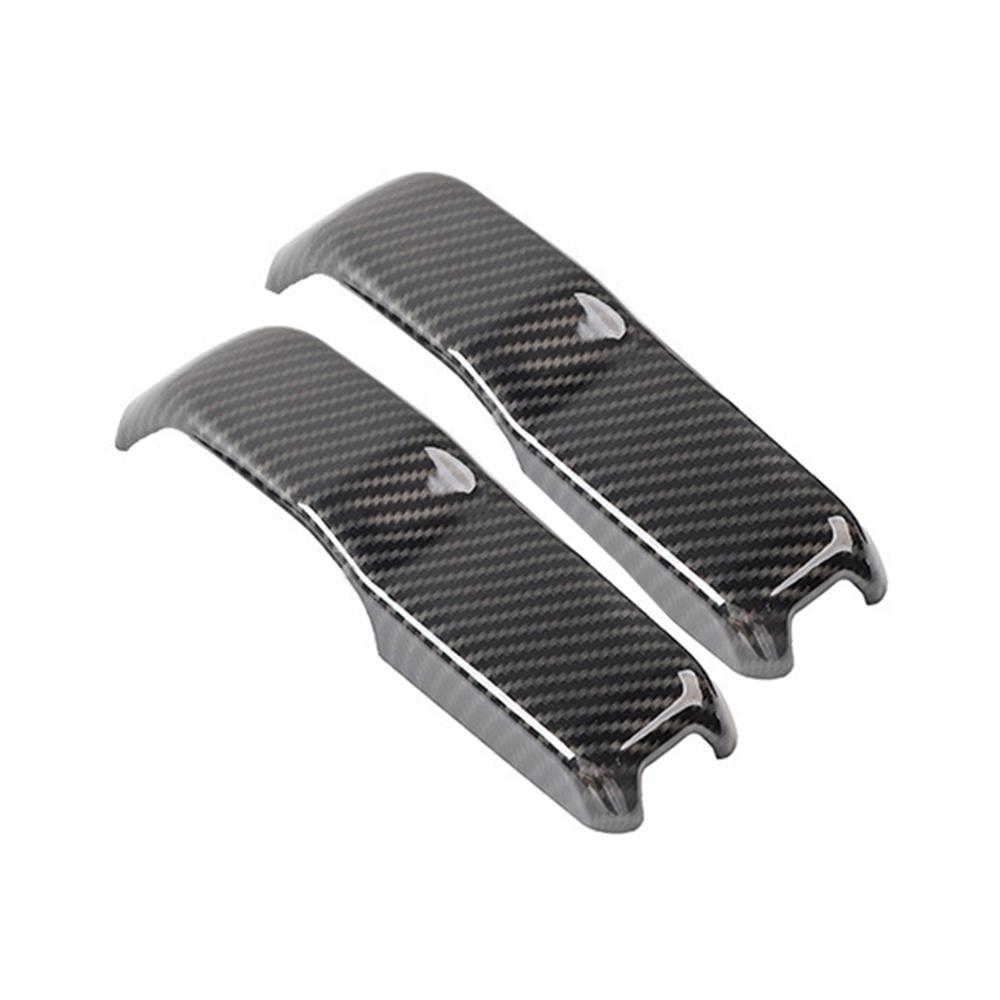 2x Накладка на петли капота под карбон для Jeep Wrangler JL 18+ Gladiator JT 20+