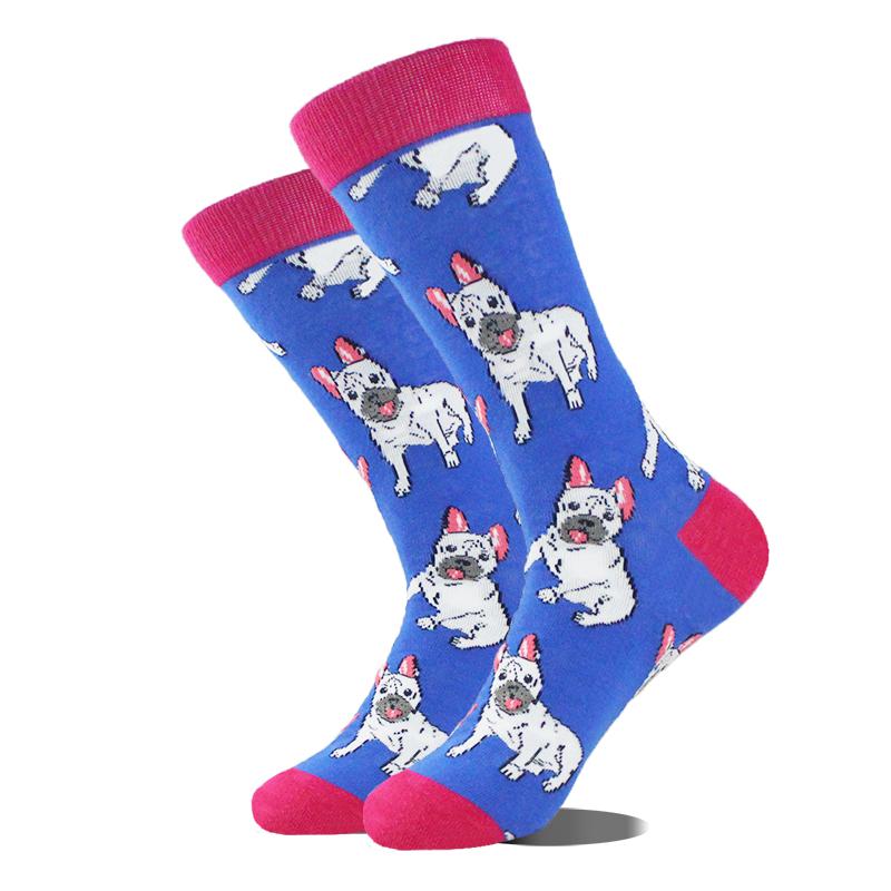Men Dinosaur Astronaut Planet Crew Socks Harajuku Big Size Sokken Unisex Skateboard Divertidos Happy Design Hip Hop Funny Socks