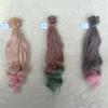 Smooth Natural Color Extension Long Curly Hair BJD SD Wigs Doll Accessories