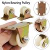 1 шт. 30U/V Роликовое колесо для направляющей с канавкой Сверхмощные ролики Прочный нейлоновый подшипниковый шкив Дверь