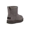 UGG Classic Mini Waterproof Suede Sheepskin Warm Non-Slip Casual Comfortable Short Snow Boots Women Boots Gray 1019643-MTL