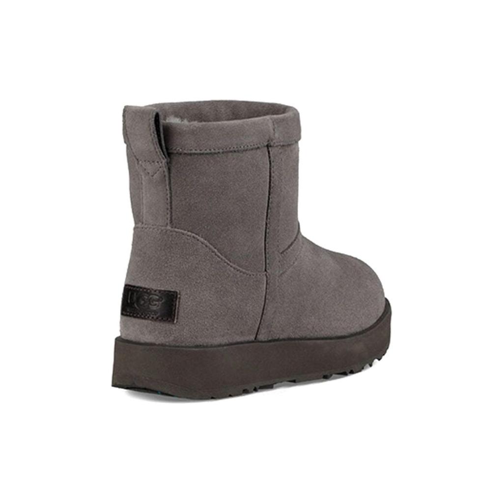 UGG Classic Mini Waterproof Suede Sheepskin Warm Non-Slip Casual Comfortable Short Snow Boots Women Boots Gray 1019643-MTL