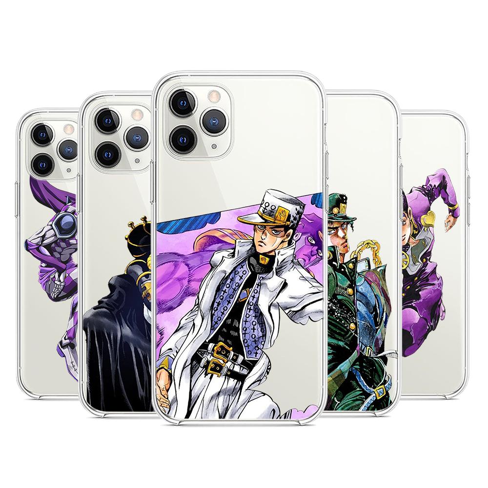 JoJos Bizarre Adventure Silicone Cover For Apple IPhone 13 12 Mini 11 Pro XS MAX XR X 8 7 6 6S 5 Plus SE Phone Case
