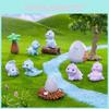 Cute Resin Dinosaur Figurines For Diy Crafts Garden Ornaments Desk Decor