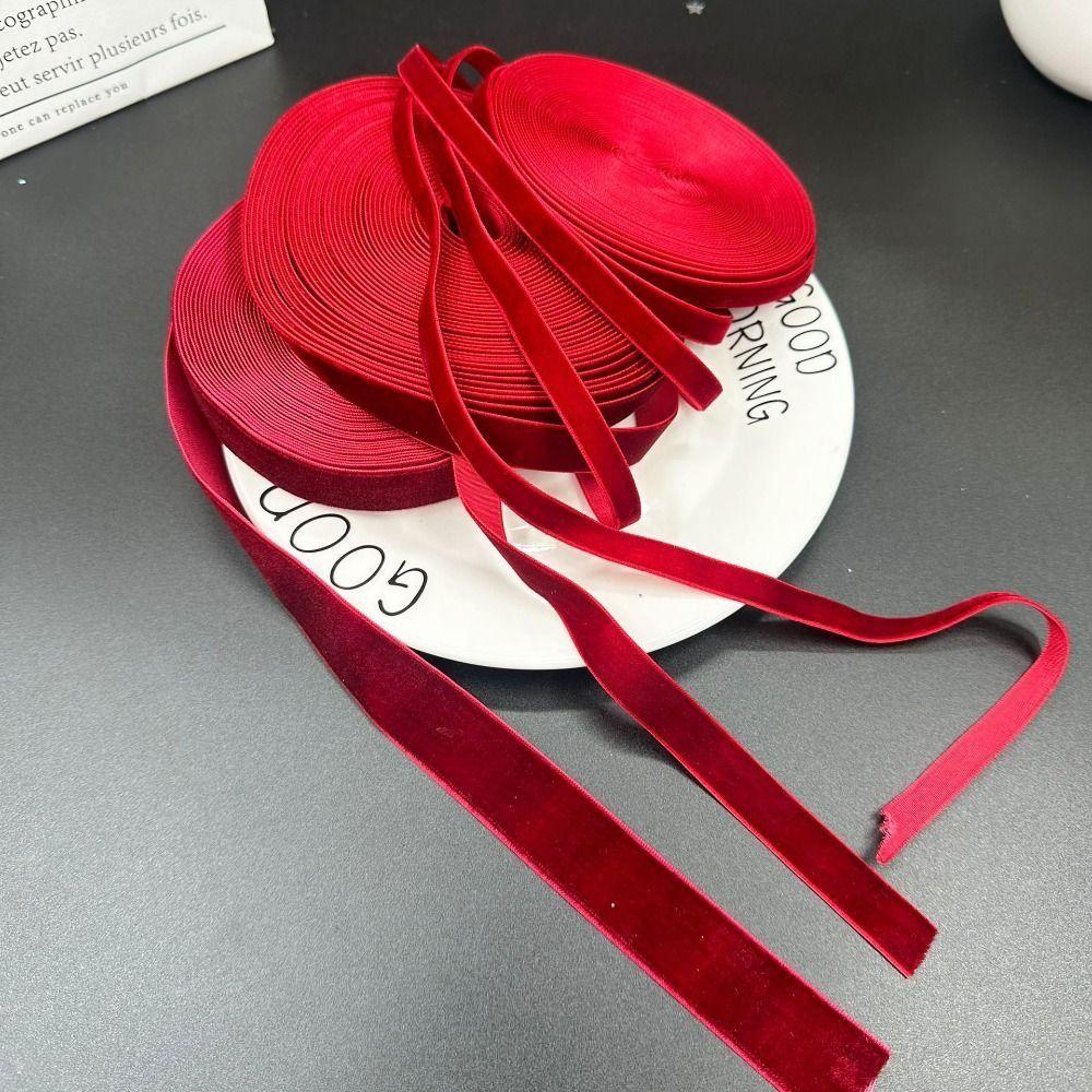 Бархатная ткань Рождественские украшения Лента 6/10 м Украшение для подвешивания на елку Рождественское украшение для дома/ улицы