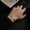 Bracelet Men's Titanium Steel Does Not Fade, High-end Sense Versatile Hip-hop Jewelry Women's Simple Personality Retro Accessories