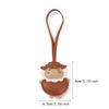 Cartoon PU Keychain Vintage New Year Pendant Fashion Sheep Bag Charm  For Women