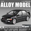 1: 24 Mitsubishi EVO9 Street Car Alloy Car Model Die Casting Metal Toy Car Model Simulation Sound and Light Children's Gift