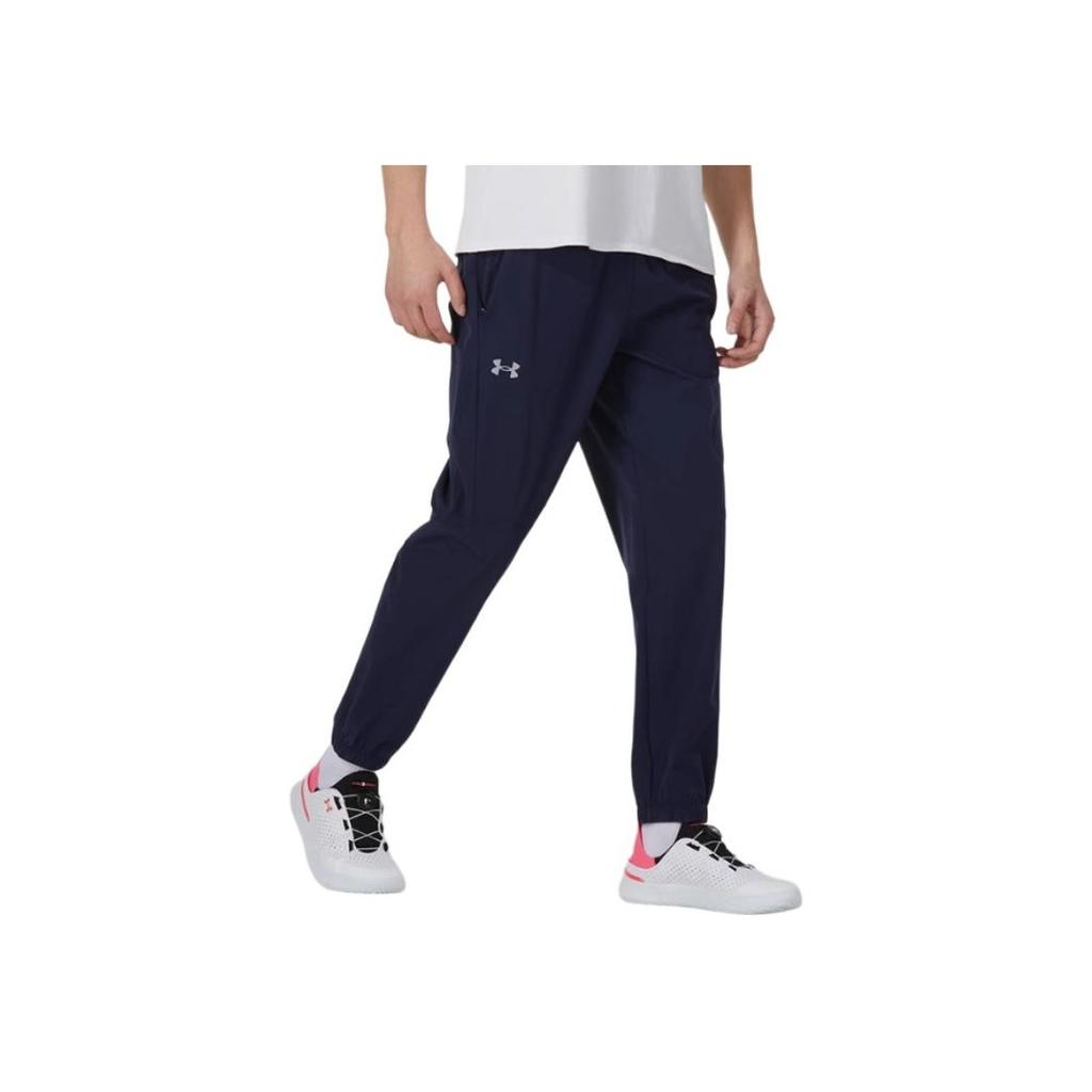 Under Armour Серия Sports Lifestyle Повседневные Удобные Тренировочные Беговые Трикотажные Брюки Унисекс Темно-синий 24500701-409