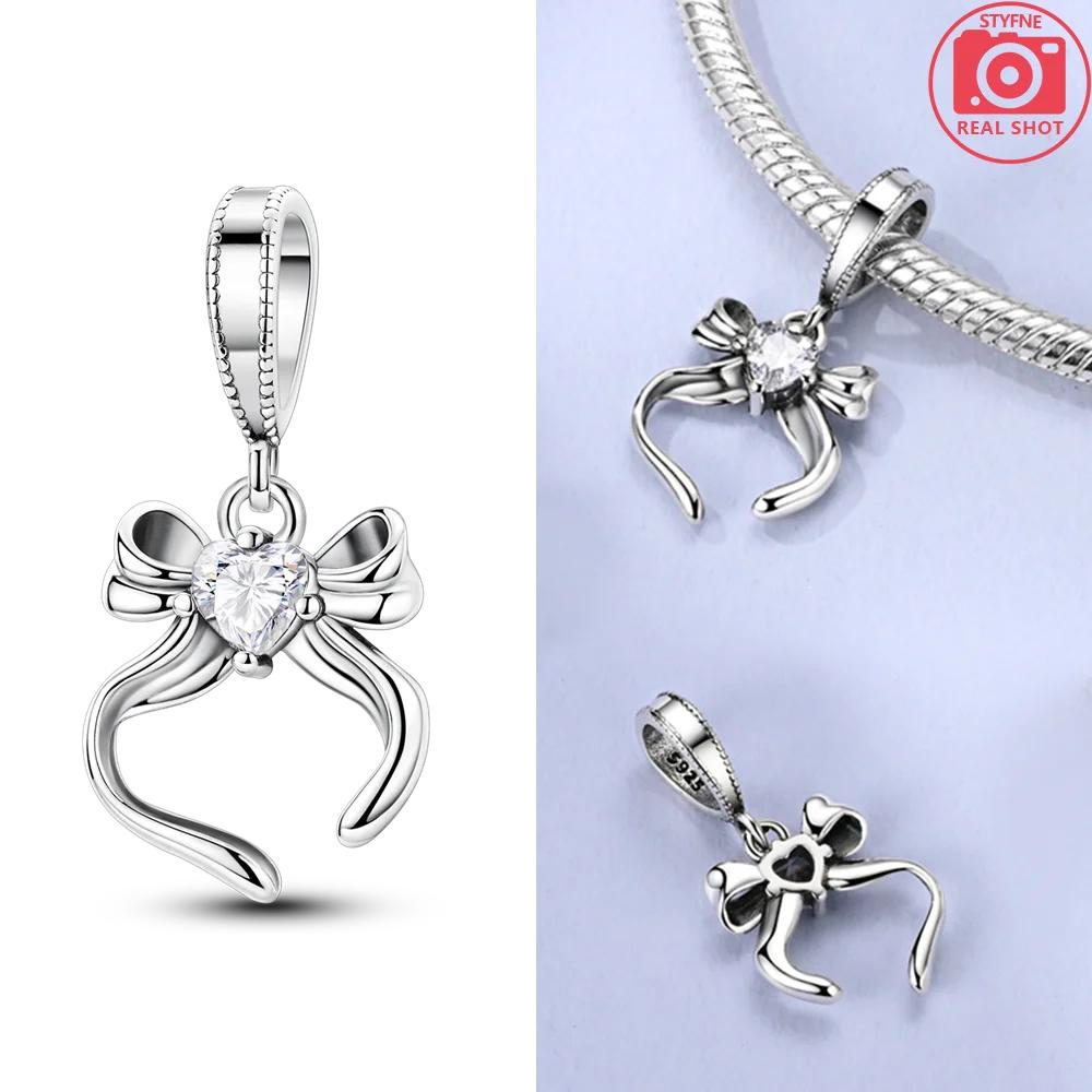 Copper Original Pink Series Charms Perfume Butterfly Beads Pendent Dangle Fit Bangle Charm Bracelet Diy Women Jewelry Gift