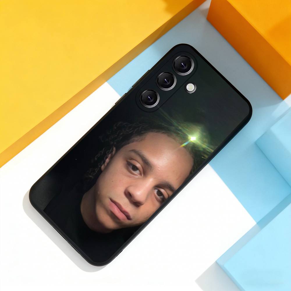 X-Xaviersobased Funny Phone Case For Samsung Galaxy A 73,72,51,53,52,71,22,5G,Note,J7,8,9 Soft Precise Hole Black Cover