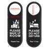Door Sign Black Hang On Door Or Wall Leather Many Occasions