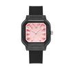 Модные и простые студенческие часы Jelly Watch Square Водонепроницаемые повседневные женские кварцевые часы с силиконовым ремешком для поездок на работу