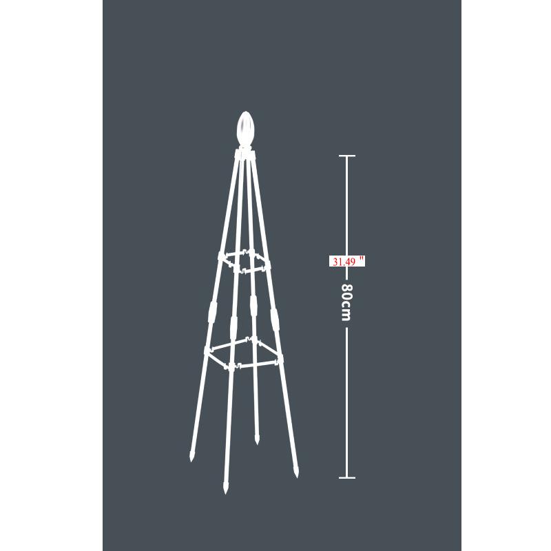 Outdoor Garden Metal Obelisk Climbing Plant Support Frame Trellis New