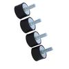 4x Rubber Mounts Shock Absorber Anti Vibration Silentblock Bobbins M8