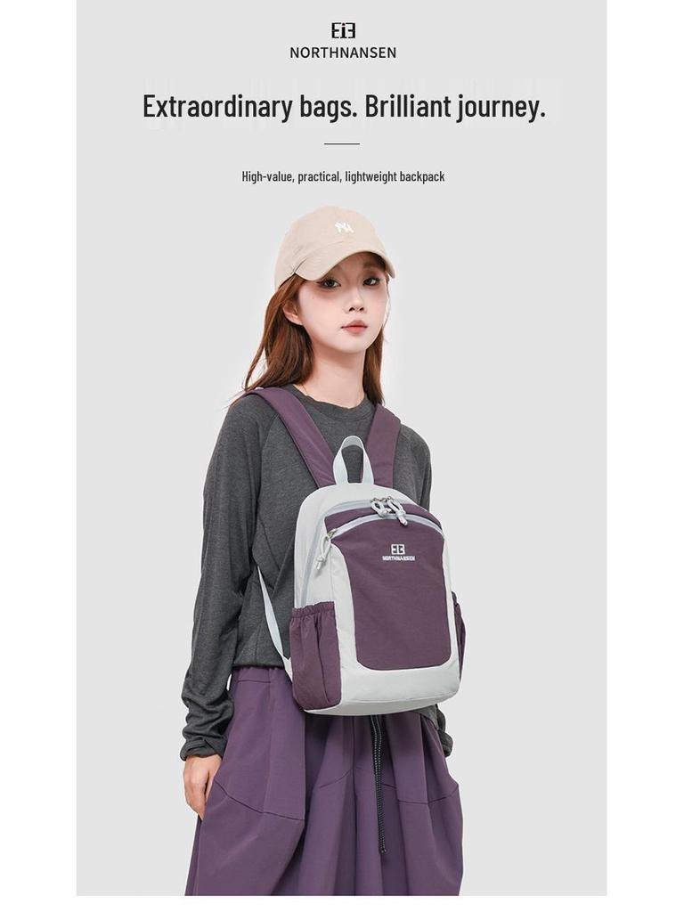 Colorblock Large Capacity Lightweight Sports Backpack - Versatile Casual Student Bookbag & Portable Shoulder Bag