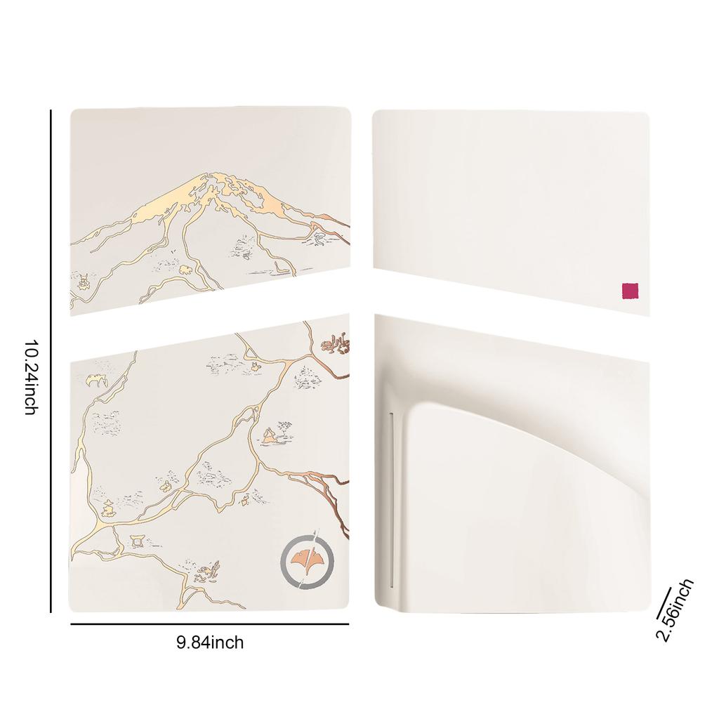 Pro Disc Edition Cover Plates Replacement Shell Panels Compatible With PlayStation 5 Pro Digital Edition Faceplates Accessories