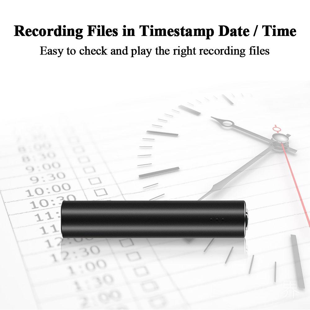 Мини-аудиодиктофон Oculta, 600 часов, 8-32 ГБ, профессиональный Mp3-плеер, магнитный цифровой звуковой диктофон, Denoise Espia Record