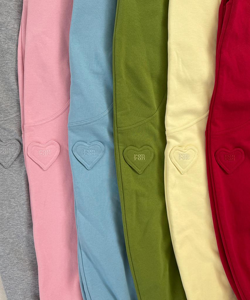 RONRON Mini Heart Balloon Jogger Pants Lemon