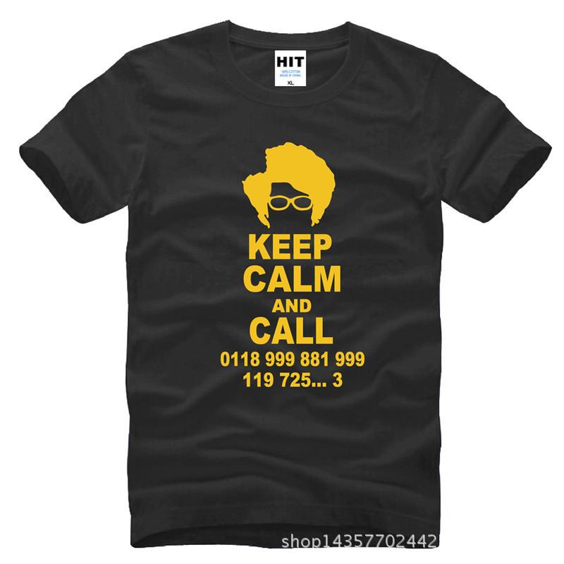 The IT Crowd Keep Calm and Call Printed Unisexs TShirt Roy Computer Programmer T Shirt For Unisex shubuzhi New Cotton Top Tee