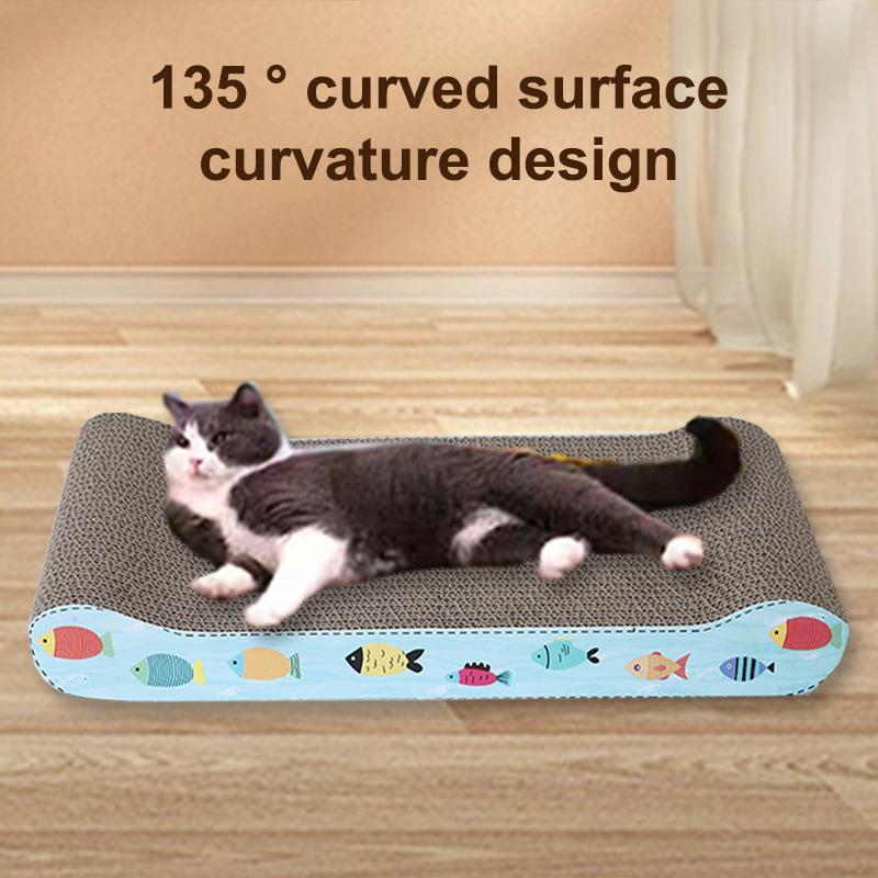 Creative Pet Cat Scratcher Board Corrugated Paper Pad Climbing Frame Scraper Mat Cat Cardboard Indoor Cat Toys Pet Supplies