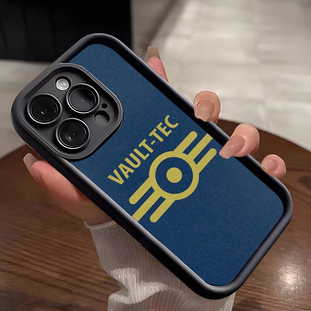 Чехол для телефона F-Fallout Games для IPhone 17 Pro Max 15 Pro 16 14 Plus 12 13 Mini 11 Pro Ударопрочный Мягкий Чехол