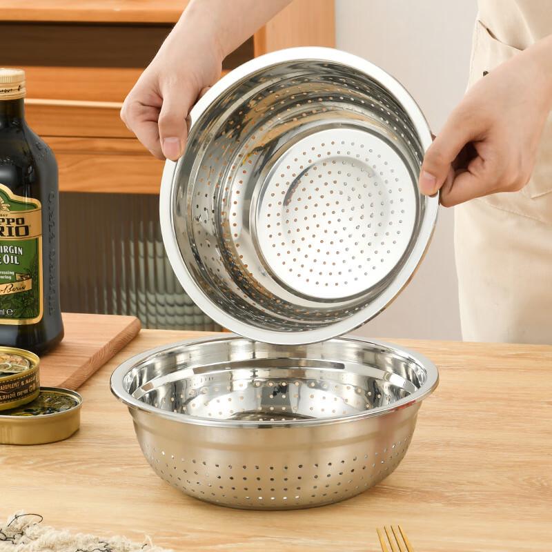 Shangqi Stainless Steel Multi-purpose Strainer & Washing Basket