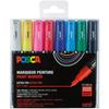 Markers - POSCA - PC1MC - Set of 8 - Extra-fine Conical Tip - Basic Colors - Opaque