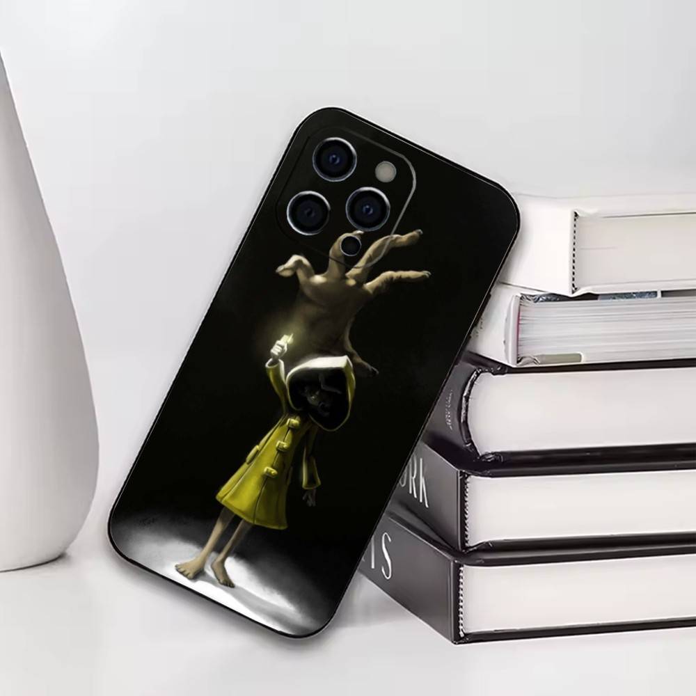 Чехол для телефона Little Nightmares для iPhone 17, 16, 15, 14, 13, 12, 11 Plus, Pro Другие Мягкий Черный Чехол