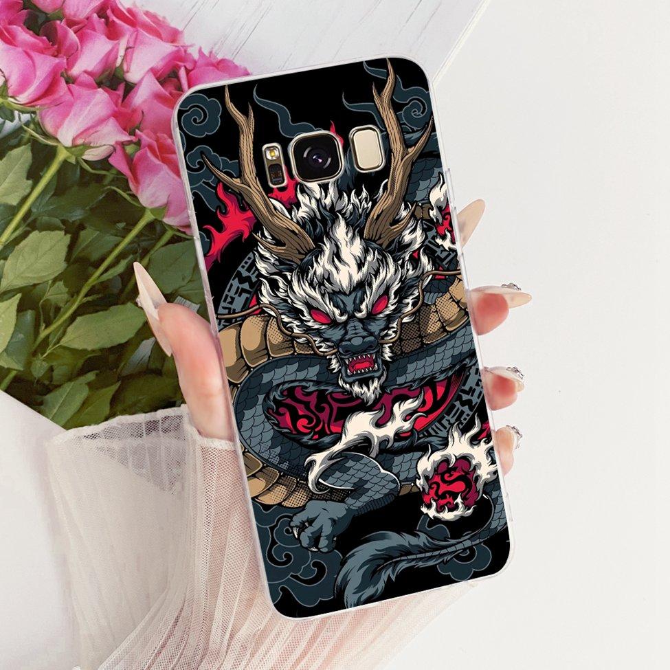 Прозрачный Чехол Для Samsung Galaxy S8 Plus SM-G955F Для Samsung S8+ Чехол Роскошная Корона Буквы A-Z 2D Плоский Рисунок Мягкий Чехол Для Телефона