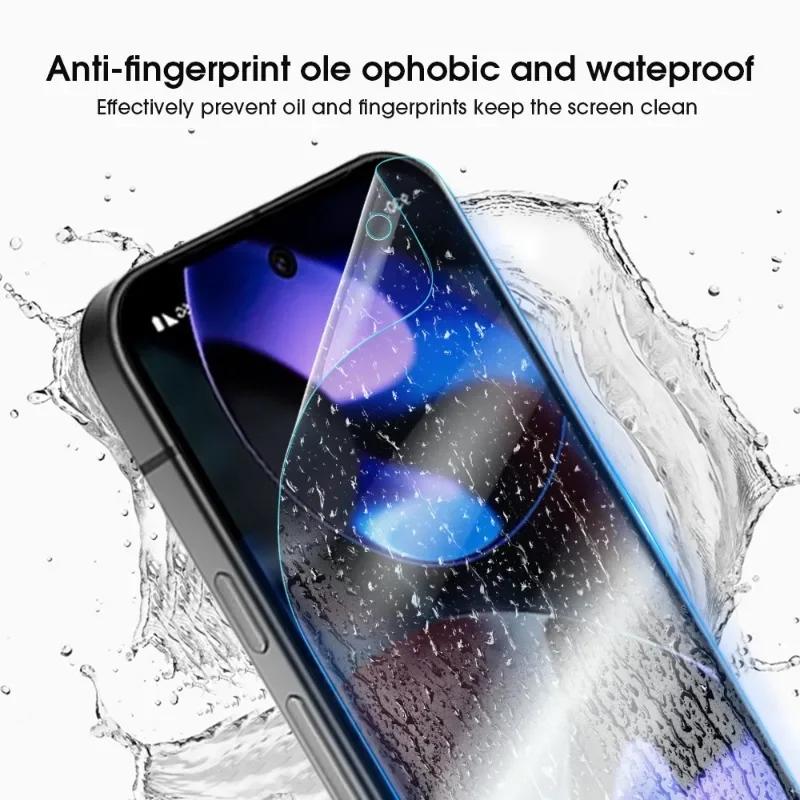 1-4 шт. Защитная пленка из гидрогеля с полным покрытием экрана для Google Pixel 9 XL 8 7 Pro 7A, мягкий ТПУ, прозрачная, противоударная пленка для Pixel 9 8