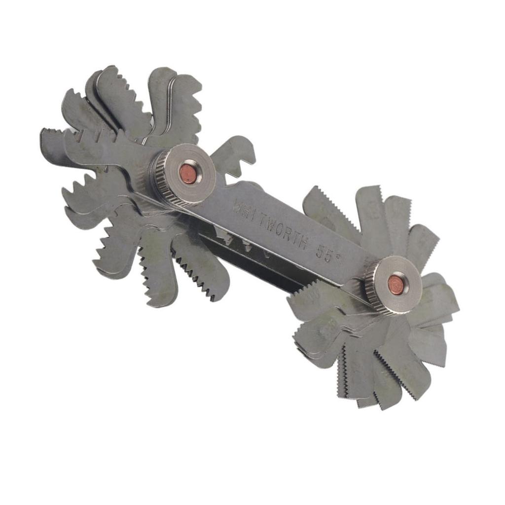 51 шт. резьбовой калибр из нержавеющей стали с шагом резьбы 60 градусов(Единицы США)