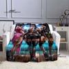 FINAL FANTASY Tifa Aerith Blanket Sexy Beauties Flannel Blanket Adults and Children Bedroom Coverlet Sofa Camping Warm Blanket