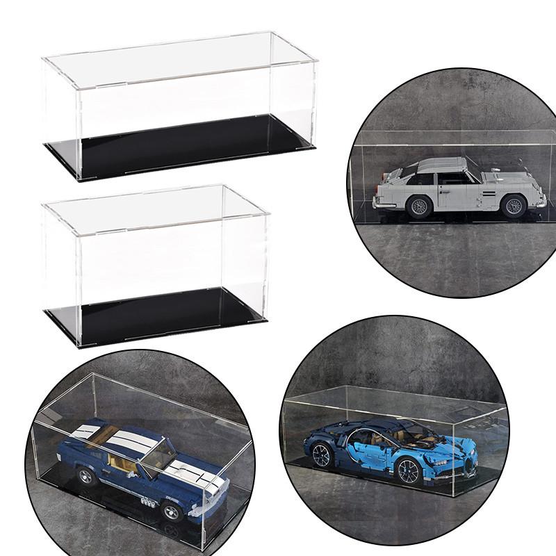 Transparent Acrylic Display Case Storage Box Cube Assemble Dustproof Showcase for Collectibles Action Figures Toys Desktop Storage