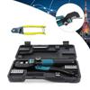 6T Hydraulic Crimper Crimping Tool Cable Railing Kit Wire Rope Swaging Set W/ Case