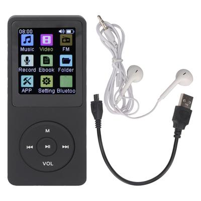 Bluetooth MP3-плеер 1,8-дюймовый цветной дисплей Встроенный динамик Карман для чтения электронных книг и рекордера