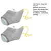 2/4Pcs Dog Respirator Muzzle Adjustable Air Filter Face Cushion Reusable Breathable Anti Fog Anti Dust Protective Muzzle for Large Small Dogs