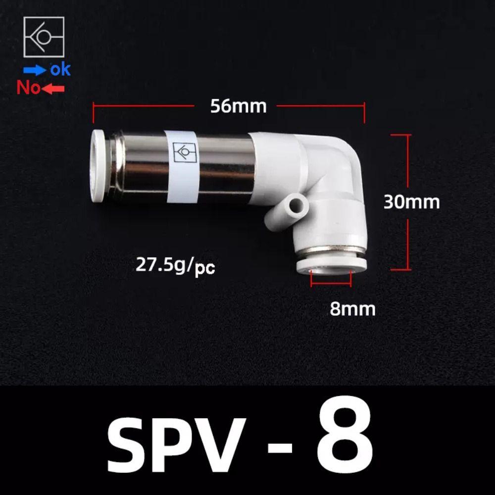 SPV SPU Односторонний клапан Односторонний пневматический трубный соединитель Высококачественный обратный клапан