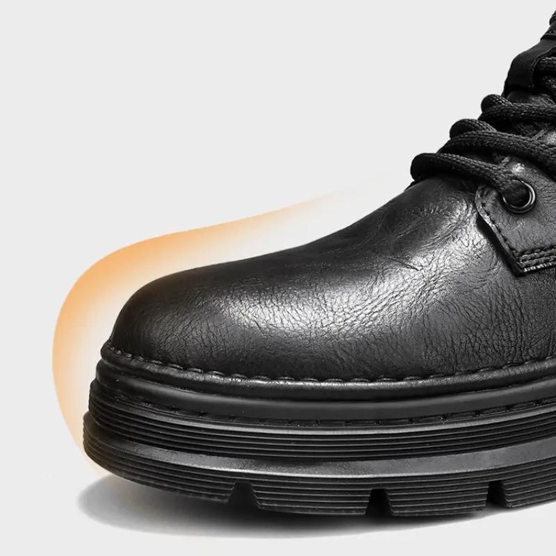 Мужские ботинки Прочные зимние ботинки Удобные нескользящие ковбойские ботинки для пожилых людей Мужские повседневные уличные кроссовки