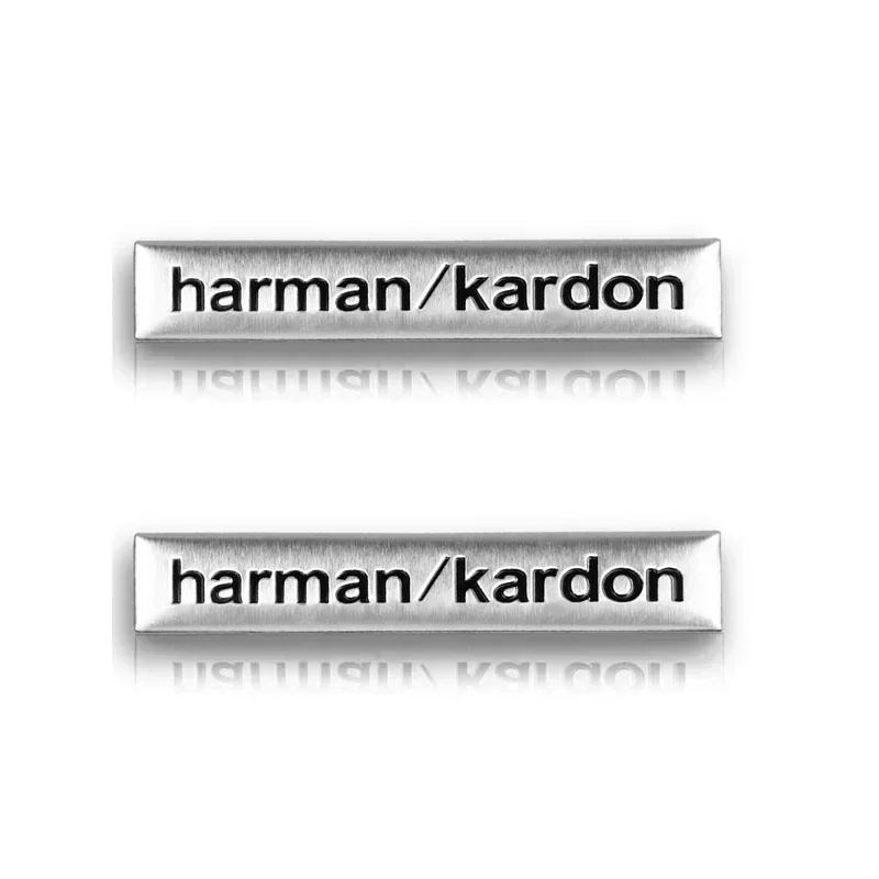 Для BMW Mercedes Benz AMG Alfa Romeo Renault Mazda Toyota Ford Lada 3D Алюминиевый Значок Эмблема Harman/Kardon Наклейки на Авто Аудио