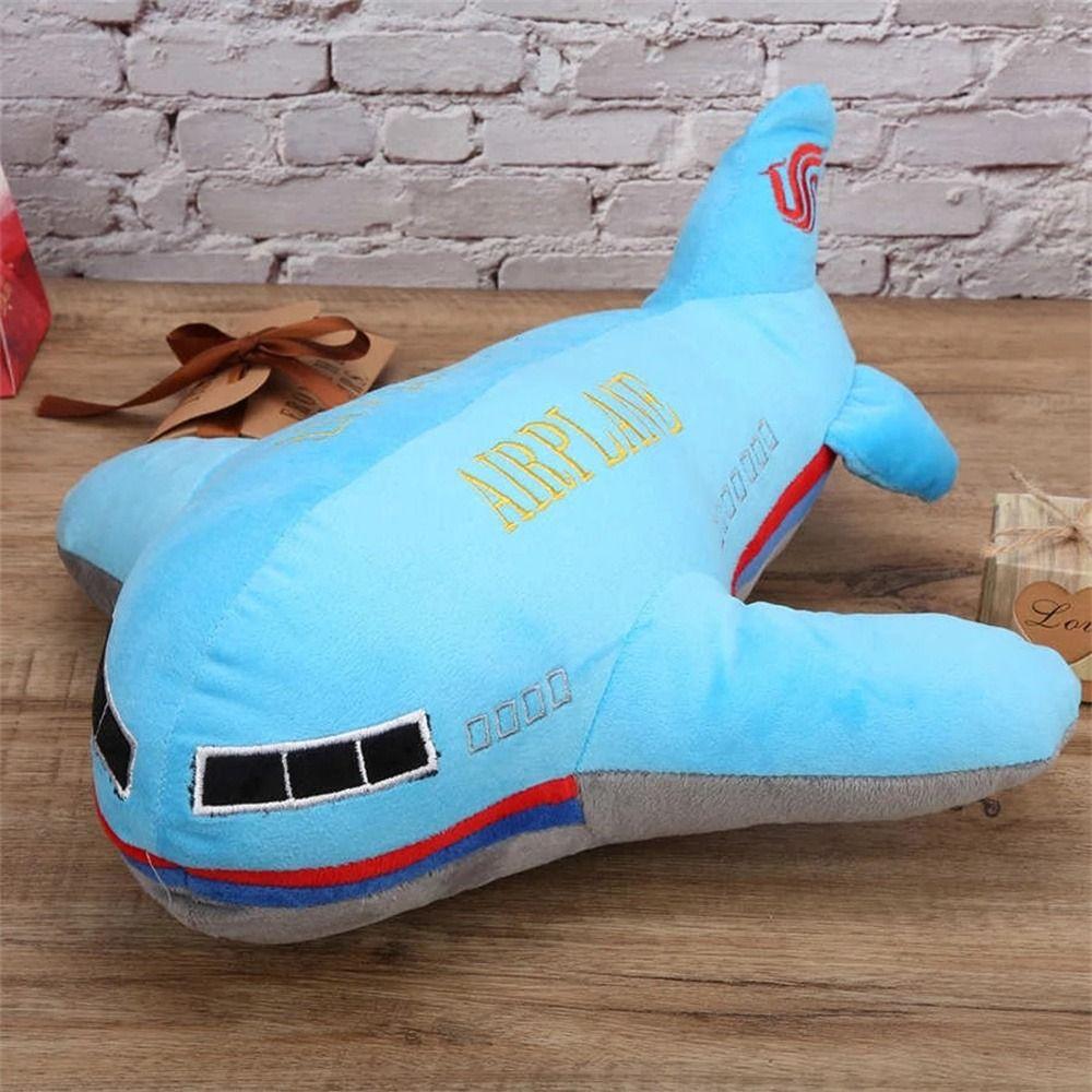Pillow Pillow Dolls Airplane Plush Toys Stuffed Toys Simulation Airplane Aircraft Stuffed Pillow