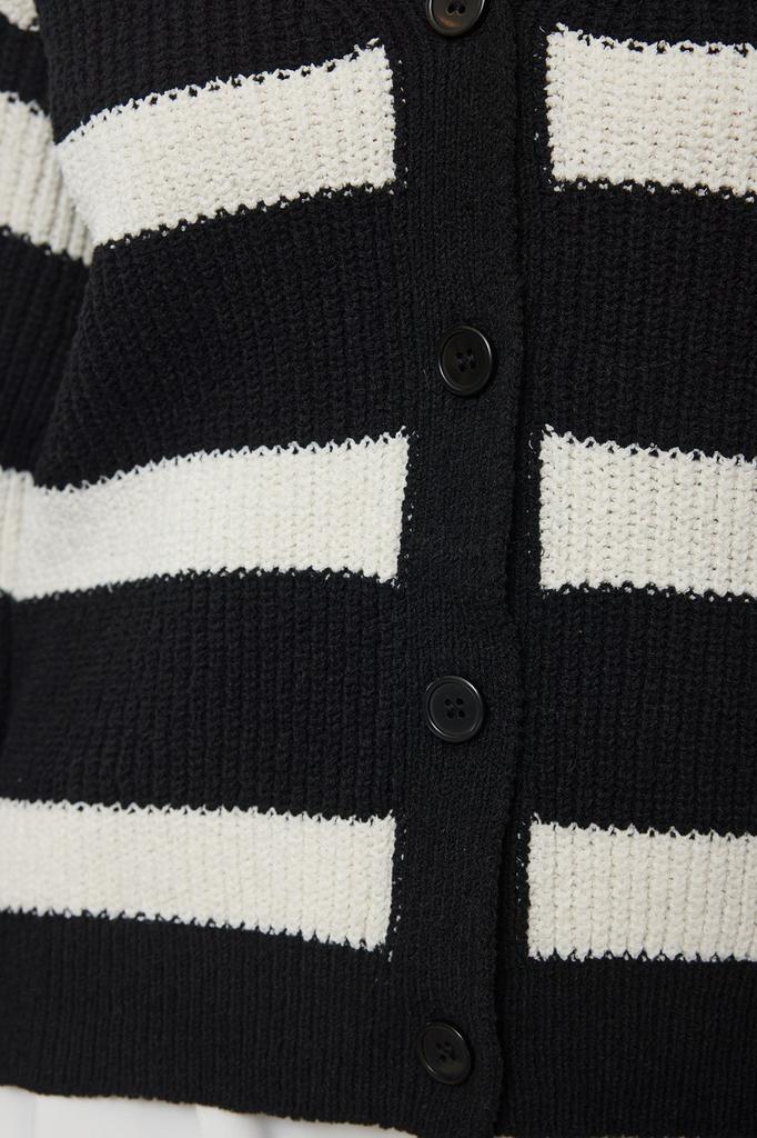 Women's Fashionable Stylish Cardigan Mink More Sustainable Wide Fit Soft Textured Knitwear Cardigan