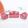 Dolls Children Decoration Dollhouse Mini Furniture Toys Miniature Soft Sofa Pretend Play Toy