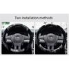 New Universal Short Plush Steering Wheel Cover Flocking Car Handle Warm and Non-slip