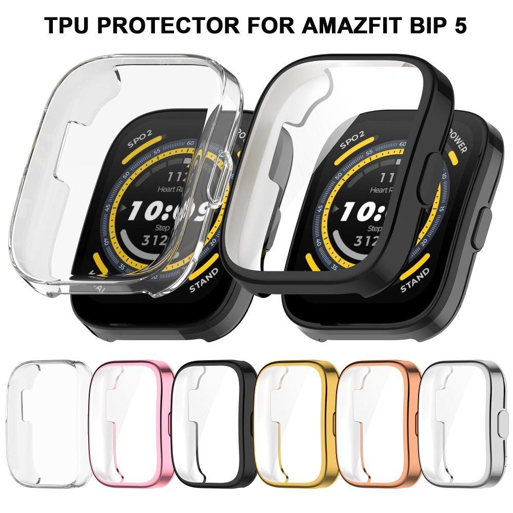 Smart TPU Case Full Cover Protective Shell New Screen Protector for Amazfit Bip 5