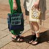 Lesportsac Синий Сердечно-Леопардовый Ремень с Тремя Полосками 50 мм [1448.L297]