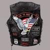 Fashion Leather Biker Motorcycle Vest Punk Vest Concealed Carry Biker  Vest with Patches Motorcycle Jackets