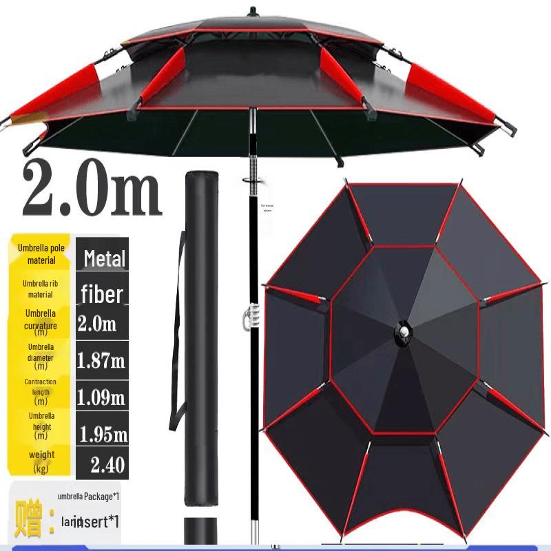 Wangfeng Adjustable Outdoor Fishing Sunshade Umbrella